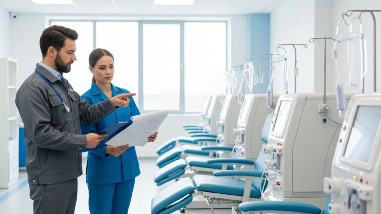 كيف تضمن إنشاء مركز غسيل كلى ناجح من أول يوم تشغيل؟